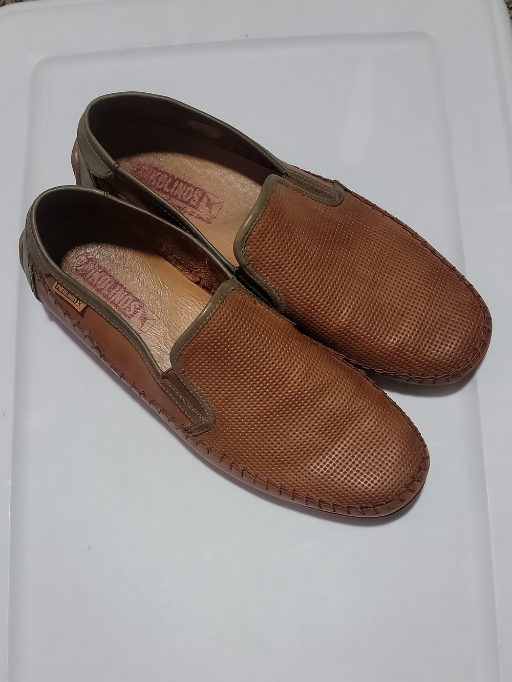 Pikolinos Leather Azores Driving Shoe Mens 10.5-11/EU 44